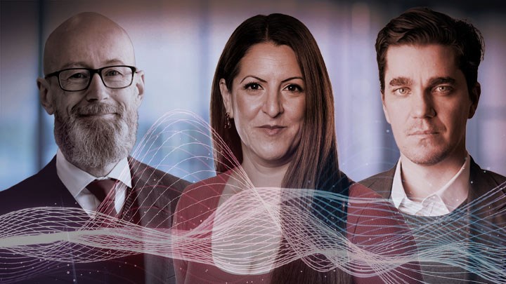 Ett collage av forskare som tagit emot pris för framstående forskningskommunikation.