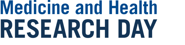 Logo with the text Medicine and Health Research Day.