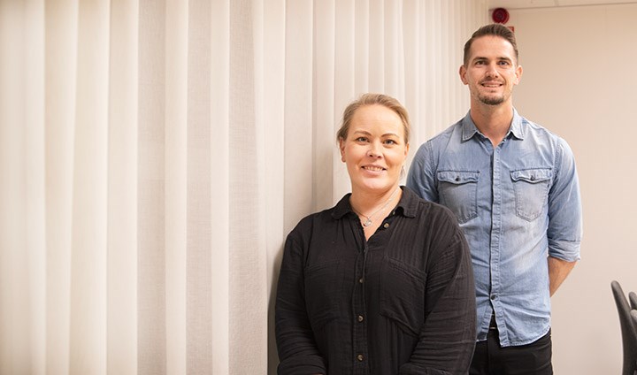 Annelie Kanat och Joakim Petersson. 