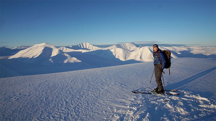 William Hartz on Svalbard.