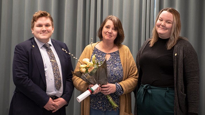 Viktor Breström, Jenny Bonnevier och Anna Olsenius. 