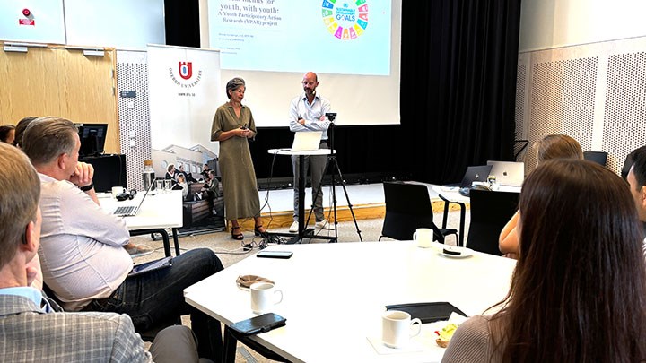 Monica Hunsberger, docent i folkhälsa, och Henrik Scander, universitetslektor i måltidskunskap.