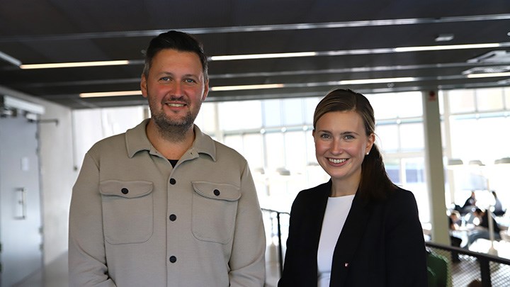 Porträtt på Alem Begovic och Monica Thyresjö.