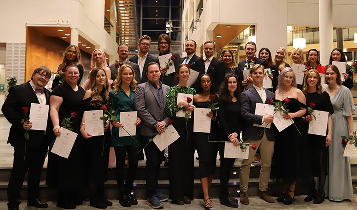 Gruppfoto på studenter från Psykologprogrammet.