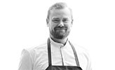 Jens Ericsson i kockkläder.