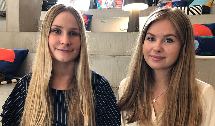 Clara Ekervall och Kajsa Nord 