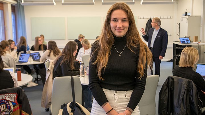 Utbytesstudenten Larissa Bernasconi.