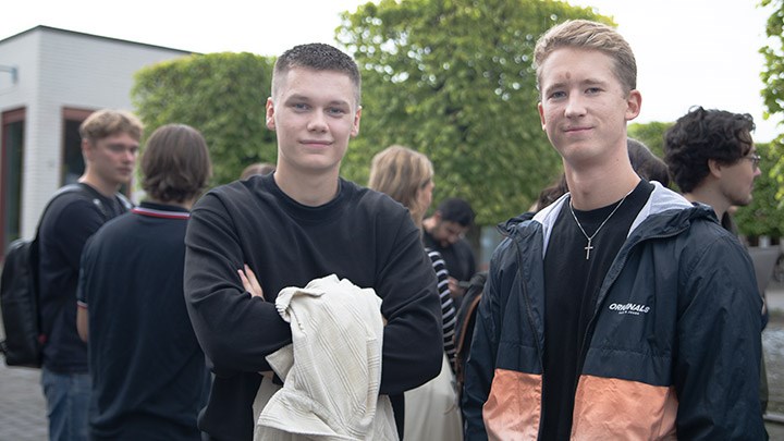 Olle Eriksson och Ludvig Broberg.