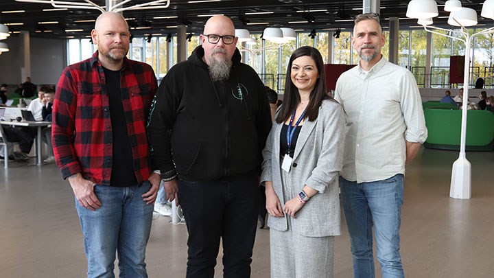 Fyra forskare och lärare på Örebro universitet.