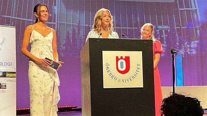 Wilma Tidqvist, Alexandra Nordgren och Frida Essborg.