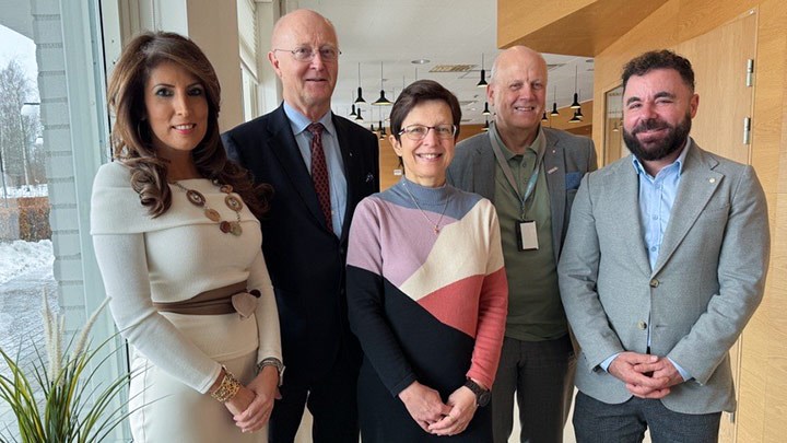 Maria Luisa Perez Canado, Johan Schnürer, Renáta Tomášková, Åke Strid och Sebastián Bruque.