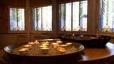 Candles at University Chaplaincy.