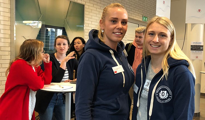 Malin Johansson och Elin Hultman. 