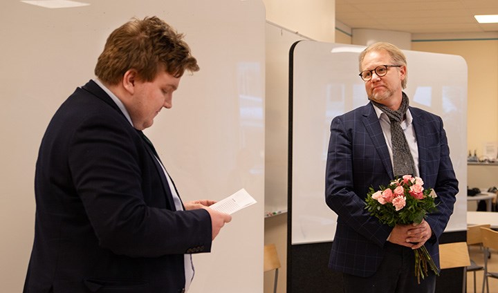 Victor Breström och Tommy Borglund.