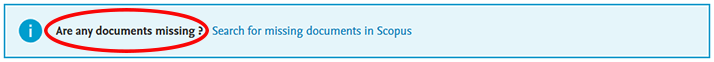 "Are any documents missing" är markerat.