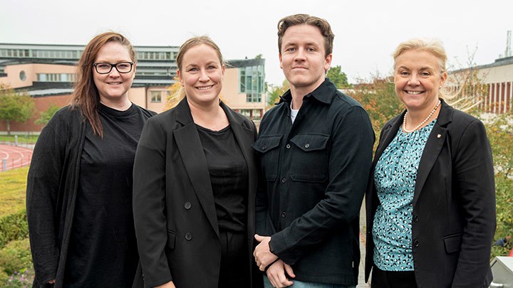 Louise Frogner, Karin Hellfeldt, Karl Olsson och Susanne Strand.