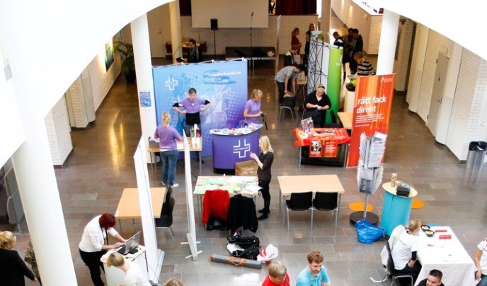 Exhibitors at the Welcome Fair 