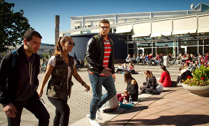 Students outside